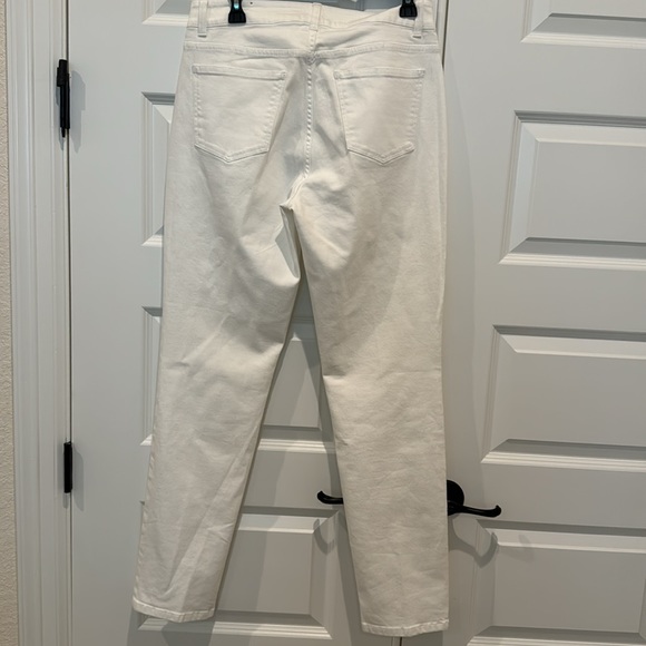 NWT Talbots Curvy Fit Slim Ankle Jean White Size 10L - Picture 3 of 11